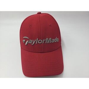TaylorMade Golf Est 79 Adjustable Hat Cap Polyester Casual Men Women Red Gray